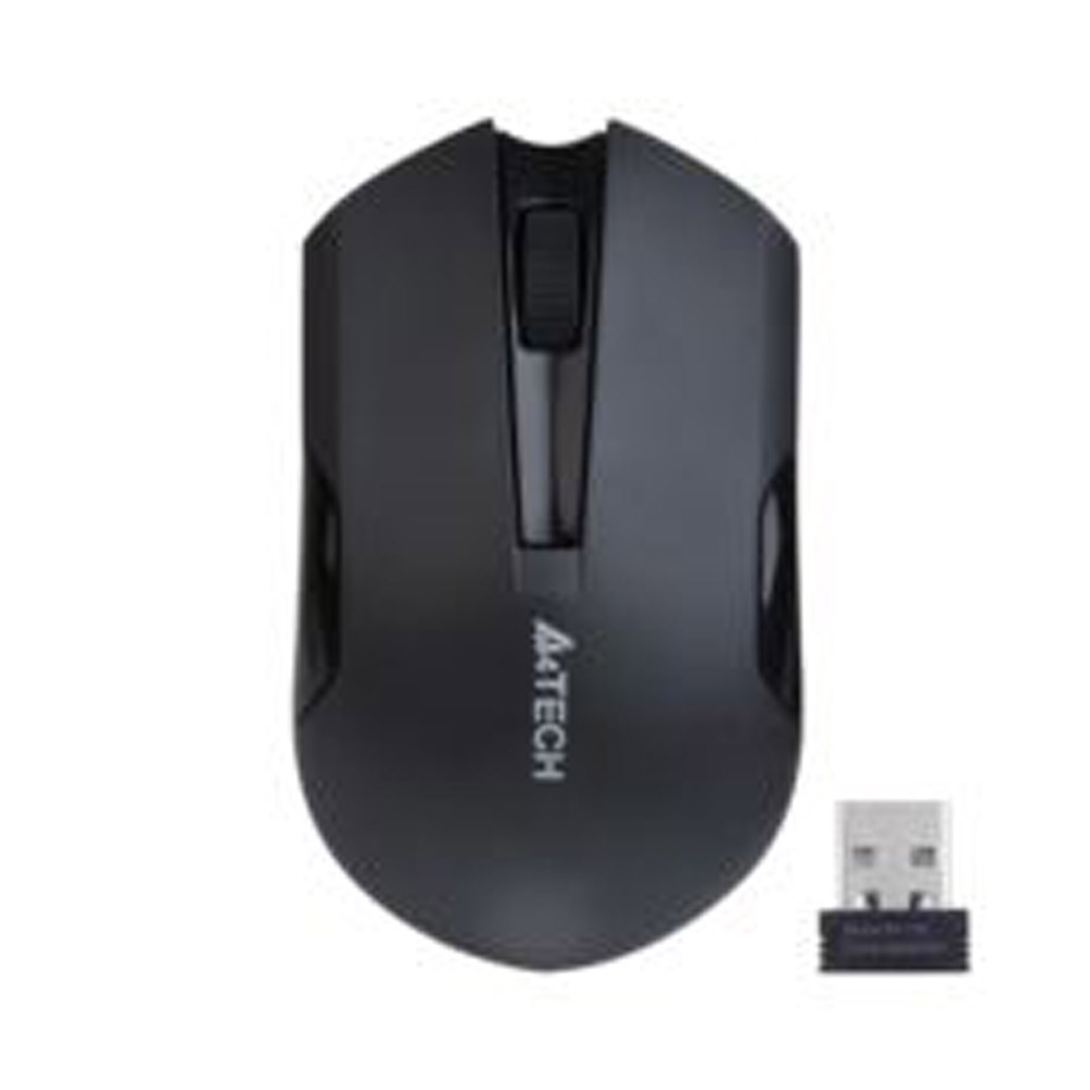 A4 Tech Mouse Kablosuz Nano V-Track Siyah