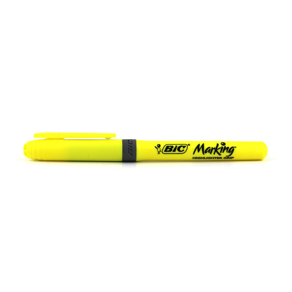 Bic Fosforlu Kalem Brite Liner Grip Kalem Tipi Sarı