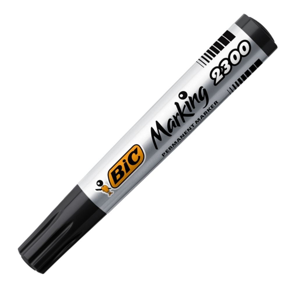 Bic Permanent Markör 2300 Kesik Uç Siyah