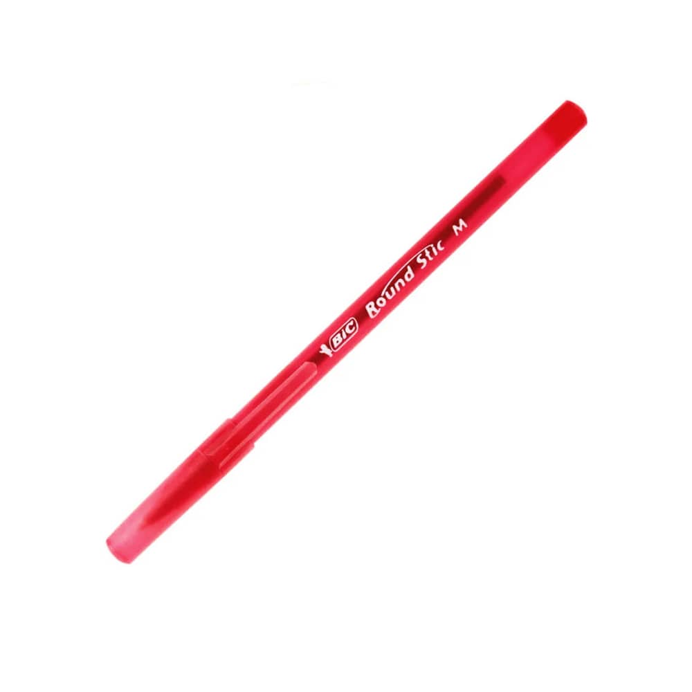 Bic Tükenmez Kalem Round Stick 1 mm Kırmızı