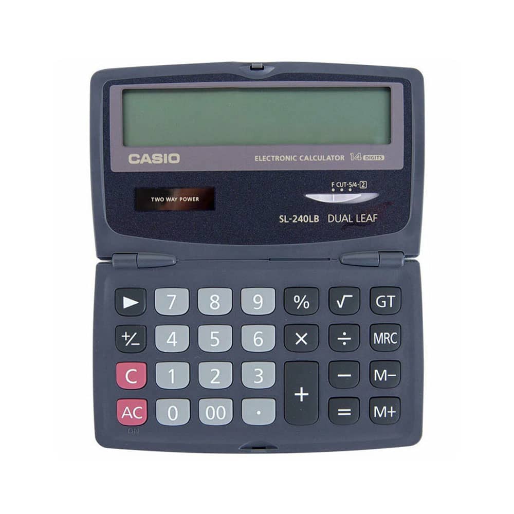 Casio Hesap Makinesi 14 Hane Güneş Enerjili