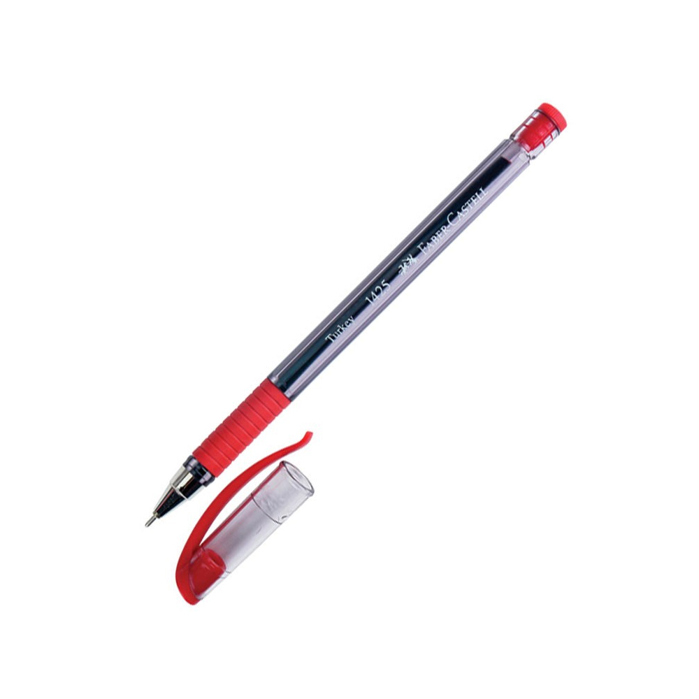 Faber-Castell Tükenmez Kalem İğne Uçlu 1425 0.7 mm Kırmızı