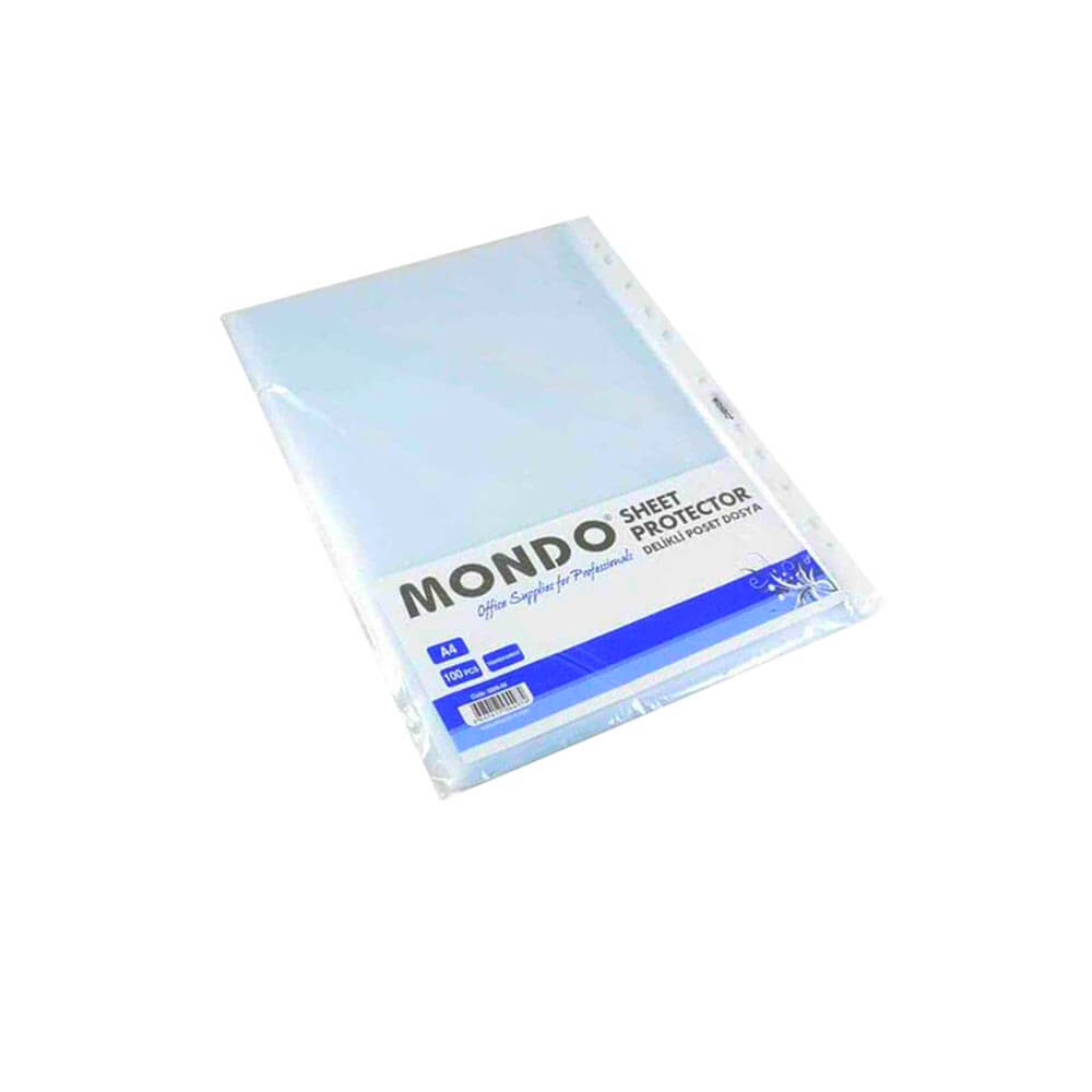 Mondo Poşet Dosya Delikli A4 100'lü