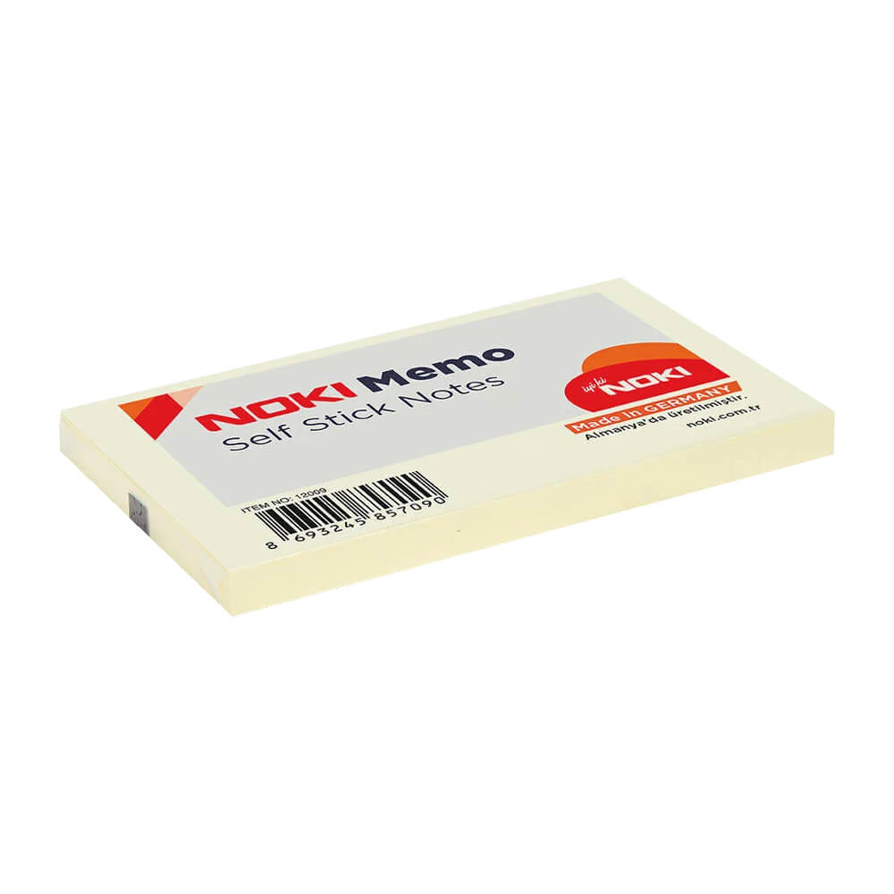 Noki Yapışkanlı Not Kağıdı 76x127 mm Sarı